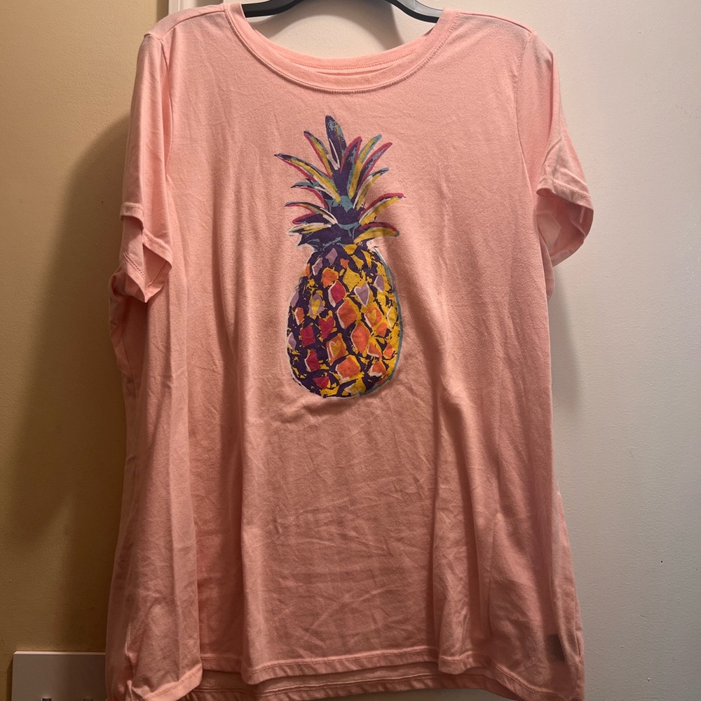 Pineapple Print Pink Top Torrid 2